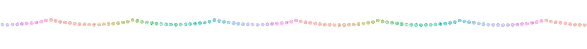 Rainbow decorative border