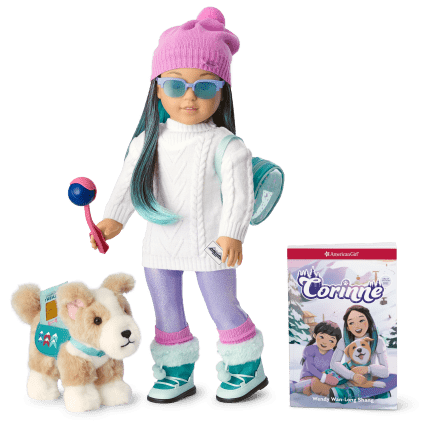 Corinne Tan™ Doll, Book, Accessories & Dog
