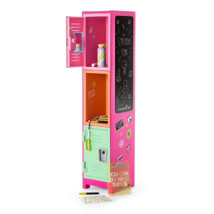 Colorful Cubbies Locker Set for 18-inch Dolls