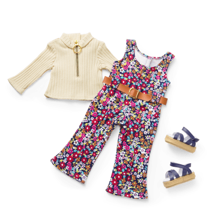 Julie’s™ Floral Jumpsuit for 18-inch Dolls (Historical Characters)